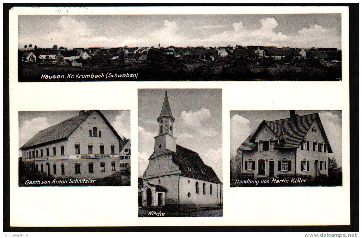 DC1730 - DEUTSCHLAND - KRUMBACH - GASTHAUS VON ANTON SCHNITZLER - Krumbach