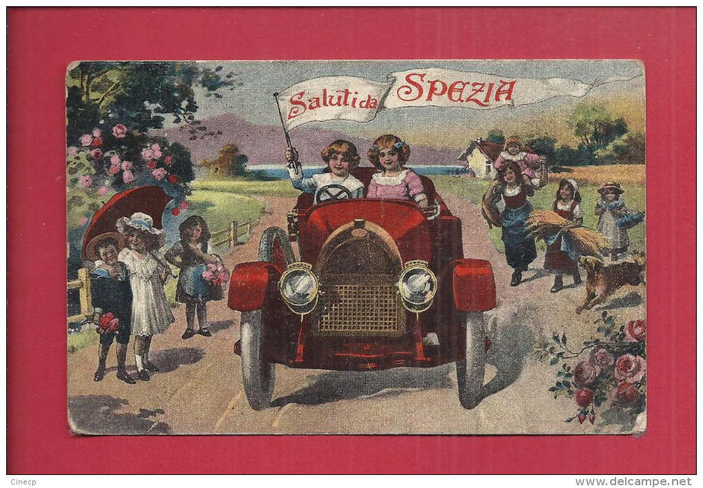 CPA ITALIE - SALUTIDA DI SPEZIA - Automobile - Oblitération - La Spezia