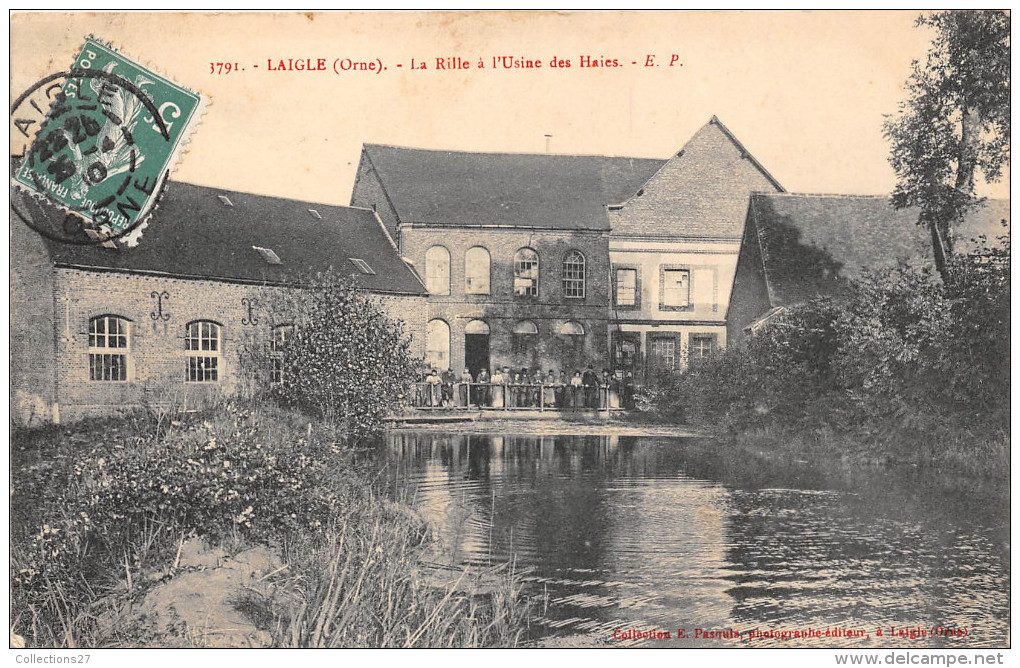 61-L'AIGLE- LA RILLE A L'USINE DES HAIES - L'Aigle