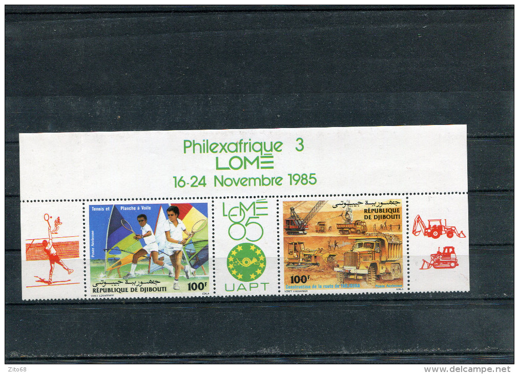 DJIBOUTI 1985 Y&T Pa 223** Tennis - Gibuti (1977-...)