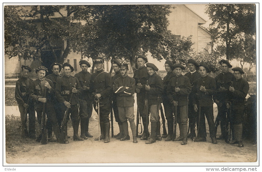 Carte Photo L'Isle Edit O. Bangerter Vers Chavannes  Armée Suisse - L'Isle