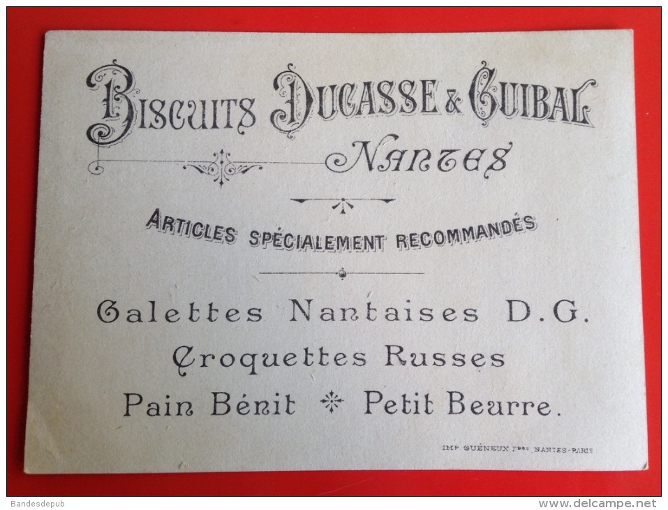 Nantes Ducasse Guibal Jolie Chromo Dorée Jeune Femme Salon Peinture Peintre Jardinier Greffe Brouette Jardin Imp Guéneux - Autres & Non Classés