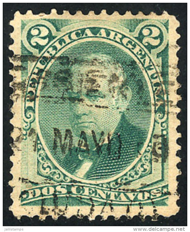 GJ.53A, With Rectangular Datestamp Of CORRIENTES CIUDAD In Black, VF! - Altri & Non Classificati