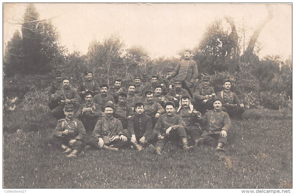 63-BORG LASTIC - CARTE PHOTO MILITAIRE 1913 - Pont Du Chateau