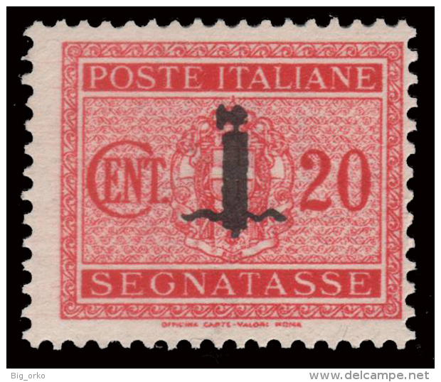 R.S.I. - Segnatasse - 20 C. Carminio - 1944 - Taxe