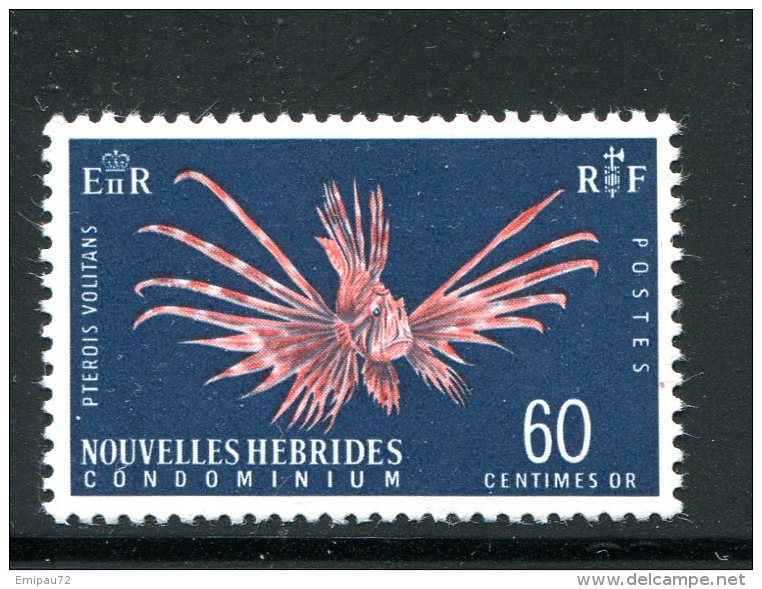 NOUVELLES HEBRIDES- Y&T N°265- Neuf Avec Charnière * (poisson) - Neufs