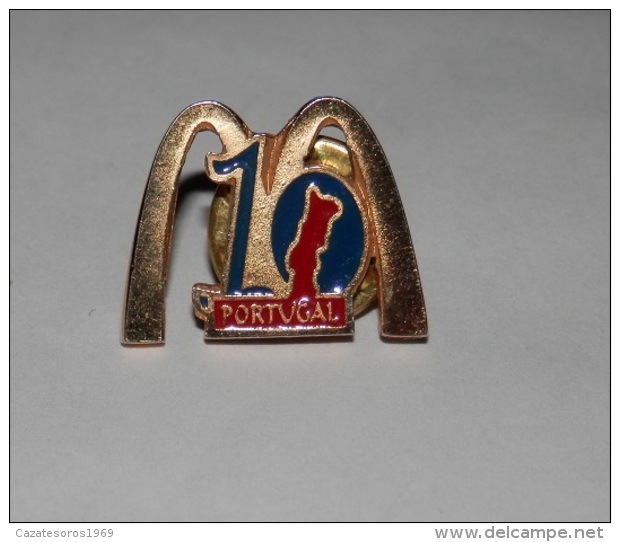 PIN MCDONALD'S DE PORTUGAL  -- 10 ANS AU PORTUGAL - McDonald's