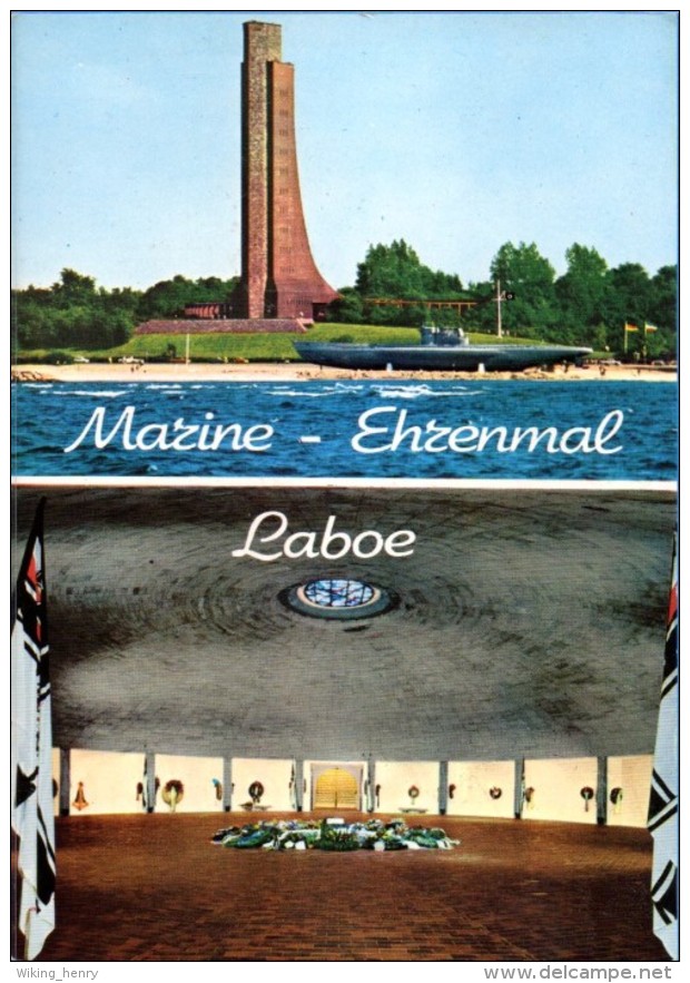 Laboe - Mehrbildkarte 8  Marine Ehrenmal Und U995 - Laboe