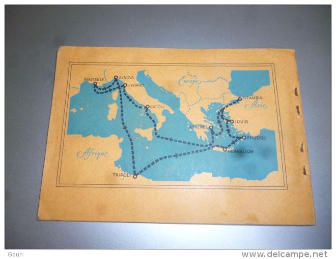 AA3-15 Société Générale Des Transports Maritimes SGTM Carnet De Billets Escales Oltremare Croisière Des 3 Continents - Mondo