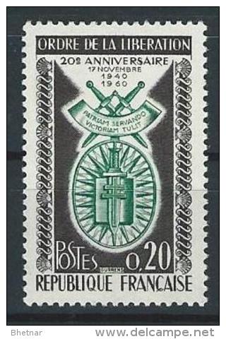 FR YT 1272 " Ordre De La Libération " 1960 Neuf** - Unused Stamps