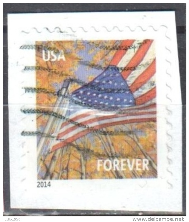 United States 2013 Flag For All Seasons - Sc # 4780 - Mi 4971 I BD - Perf 11 ¼ X 10 ¾ - Used - Usati