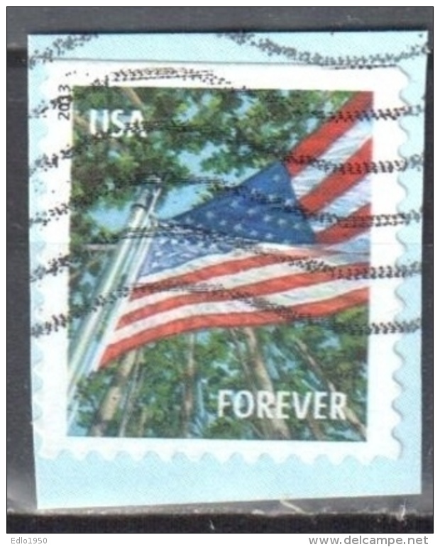 United States 2013 Flag For All Seasons - Sc # 4797 - Mi 4966  I BD - Perf 11 ¼ : 11 ¾ - Used - Usati