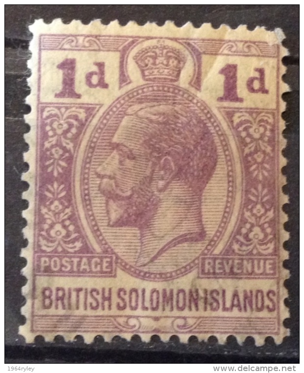 Solomon Islands  1927 MH*  # 45 - Salomonseilanden (...-1978)