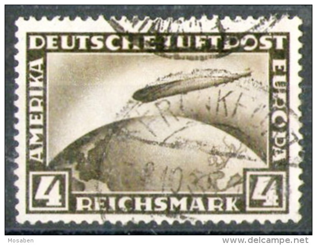 ALEMANIA REICH - Mi. 424 Y - Yv. Aº 37	- Ale-1009 - Airmail & Zeppelin