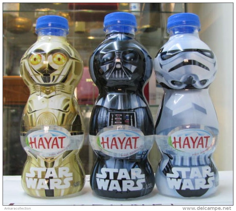 AC - STAR WARS - HAYAT WATER EMPTY PLASTIC BOTTLES - Sonstige & Ohne Zuordnung