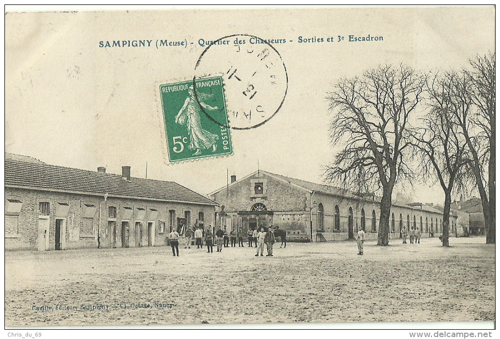 Sampigny Quartier Des Chasseurs Sorties Et 3e Escadron - Barracks