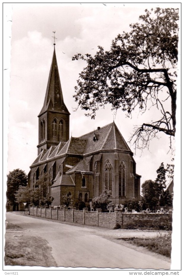 4722 ENNIGERLOH - WESTKIRCHEN, Kirche, 1962, Rücks. Papiermängel - Warendorf