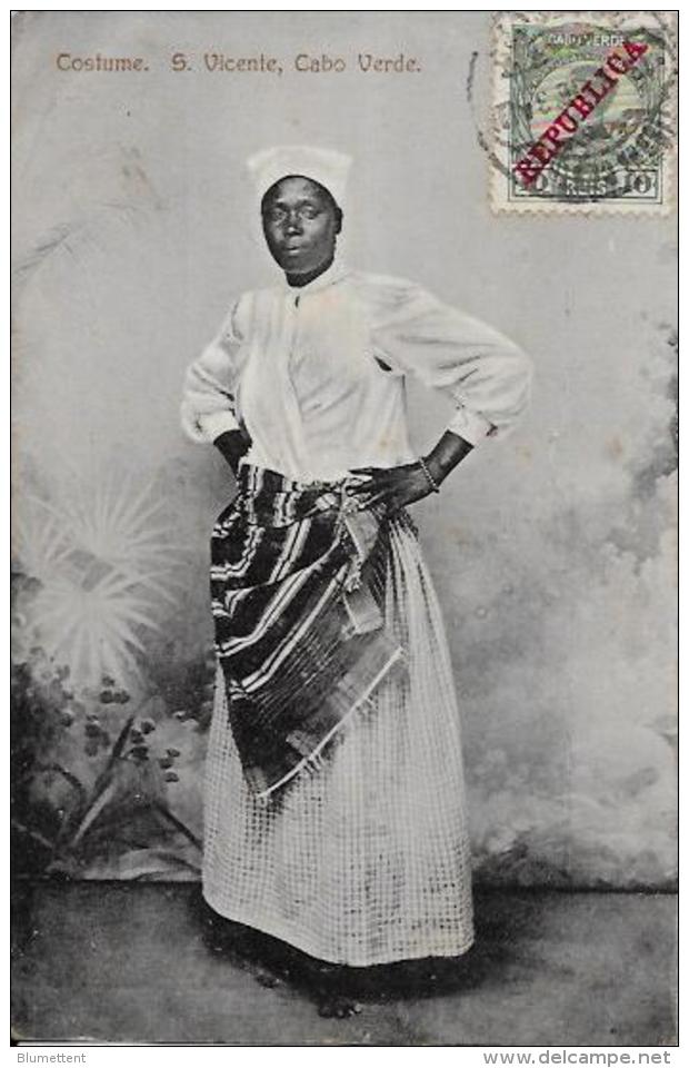 CPA CAP VERT Cape Verde Cabo Verde Portugal Colonie Portuguese Colony Type Circulé - Autres & Non Classés