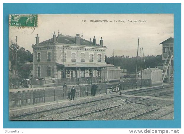 CPA 138 - Chemin De Fer Passage à Niveau La Gare De CHARENTON 94 - Charenton Le Pont