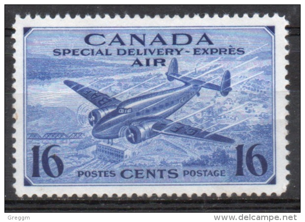 Canada Special Delivery Express Stamp Issued In 1942. - Posta Aerea: Espressi