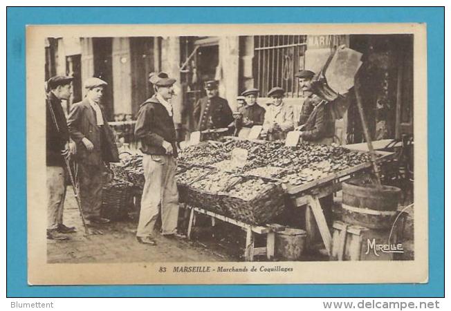 CPSM 83 - Métier Marchands De Coquillages MARSEILLE 13 - Old Professions