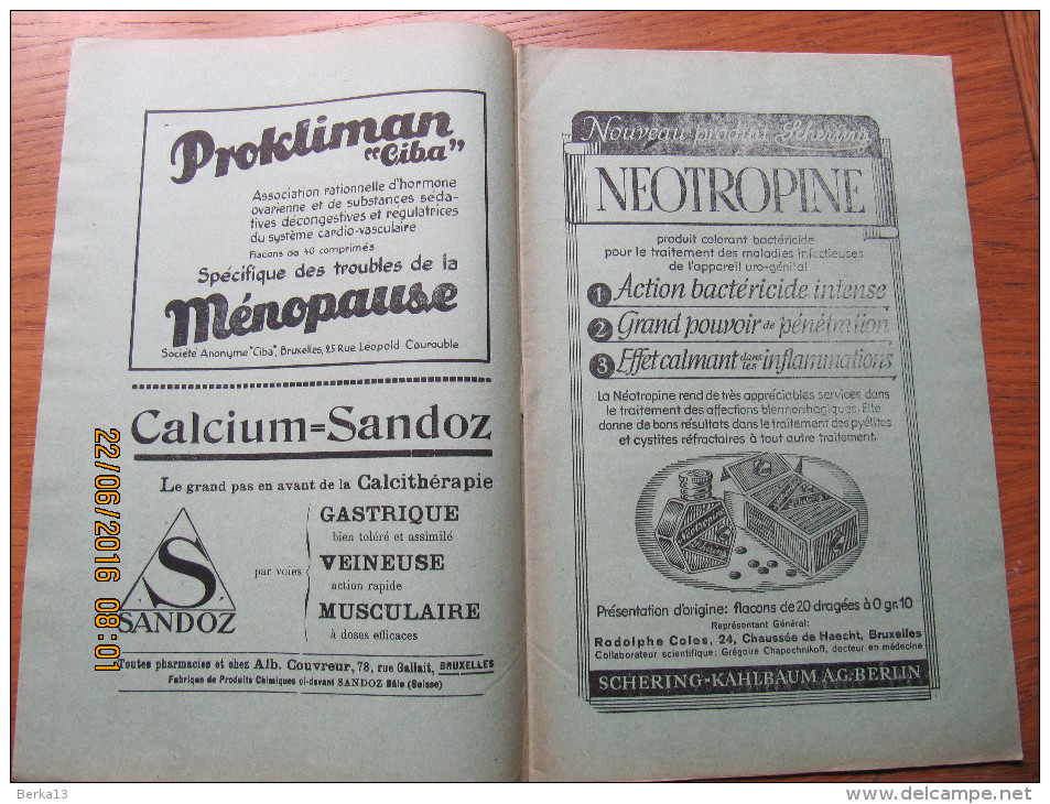 REVUE MEDICALE DE LOUVAIN N° 18 - 1932 Empoisonnement à La Morphine SOUPLY-M. IDE - 1900 - 1949