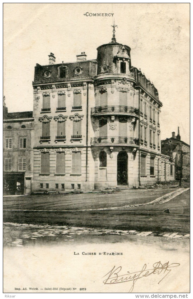 BANQUE(COMMERCY) CAISSE D EPARGNE - Banques