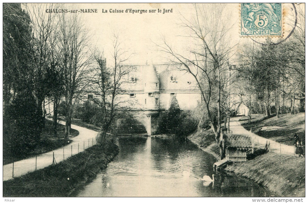 BANQUE(CHALONS SUR MARNE) CAISSE D EPARGNE - Banche