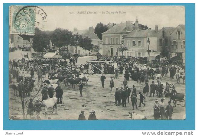 CPA 907 - Métier Maquignonmarché Aux Bestiaux Un Jour De Foire SABLE 72 - Sable Sur Sarthe