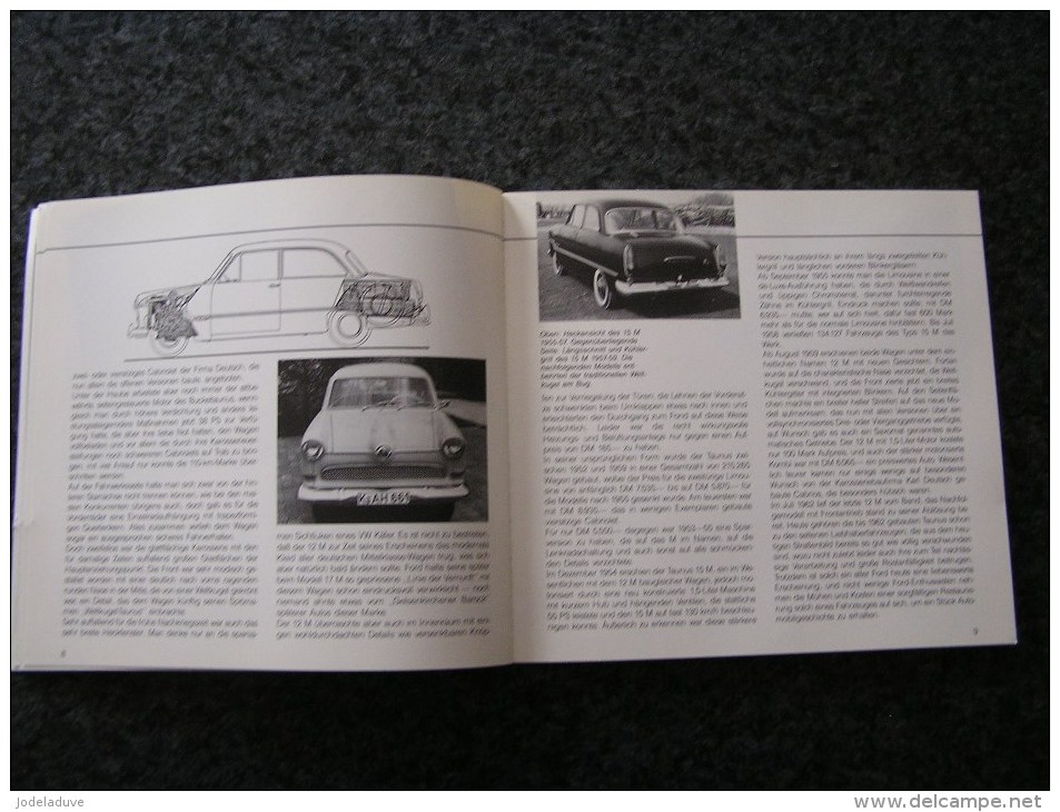 FORD TAUNUS 12M 15M 1952 1962 Schrader Motor Chronik Automobil Automobile Vintage Car - Catalogues