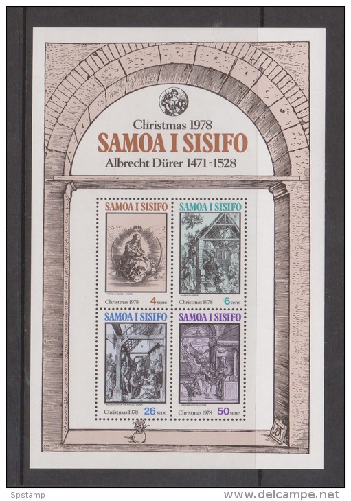 Samoa 1978 Christmas Durer Painting Miniature Sheet MNH - Samoa