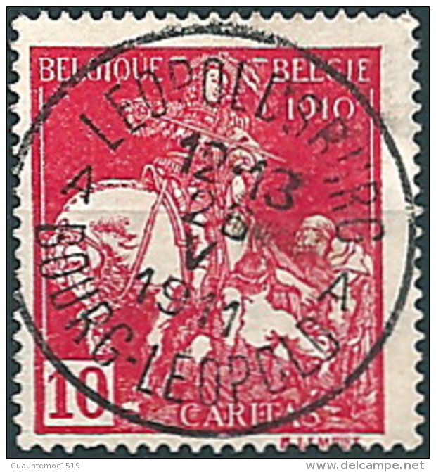 Belgien 1910: Nr. 88 I° - Kampf Gegen Die Tuberkolose - Sonderstempel Leopoldsburg ! - 1910-1911 Caritas