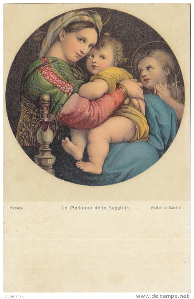 Raffaello Sanzio - La Madonna Della Seggiola - Stengel 29827 - Malerei & Gemälde