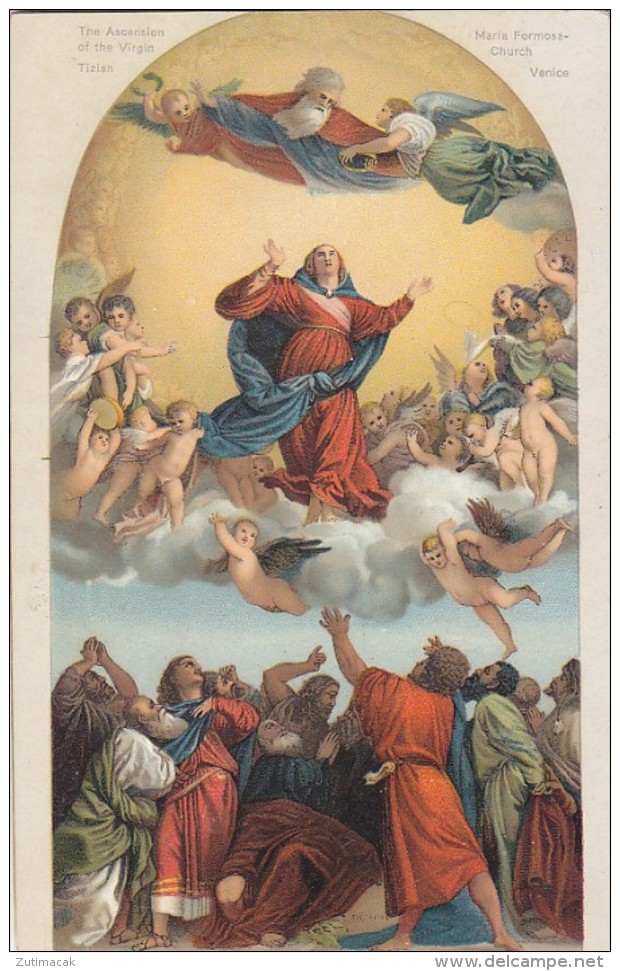Tiziano - La Vergine In Cielo - Stengel 29873 - Pittura & Quadri