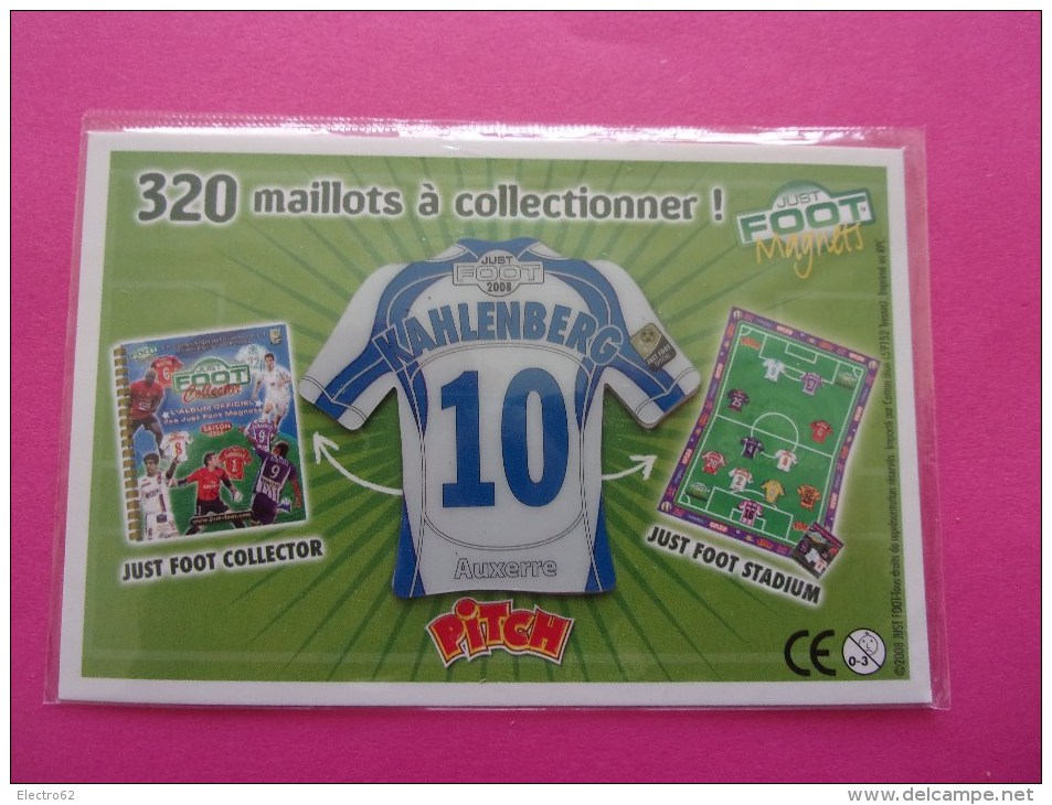 Magnet Football Pasquier Pitch  Auxerre KAHLENBERG 10  Foot Calcio Soccer  Voetbal Fußball Fútbol Fotball - Sports