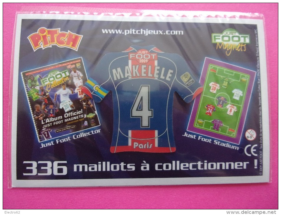 Magnet Football Pasquier Pitch Paris Makelele 4  Foot Soccer Fútbol Calcio Voetbal Fußball Fotball - Sports