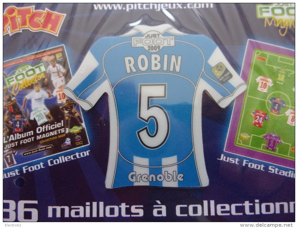 Magnet Football Pasquier Pitch  Grenoble Robin 5  Foot - Sports