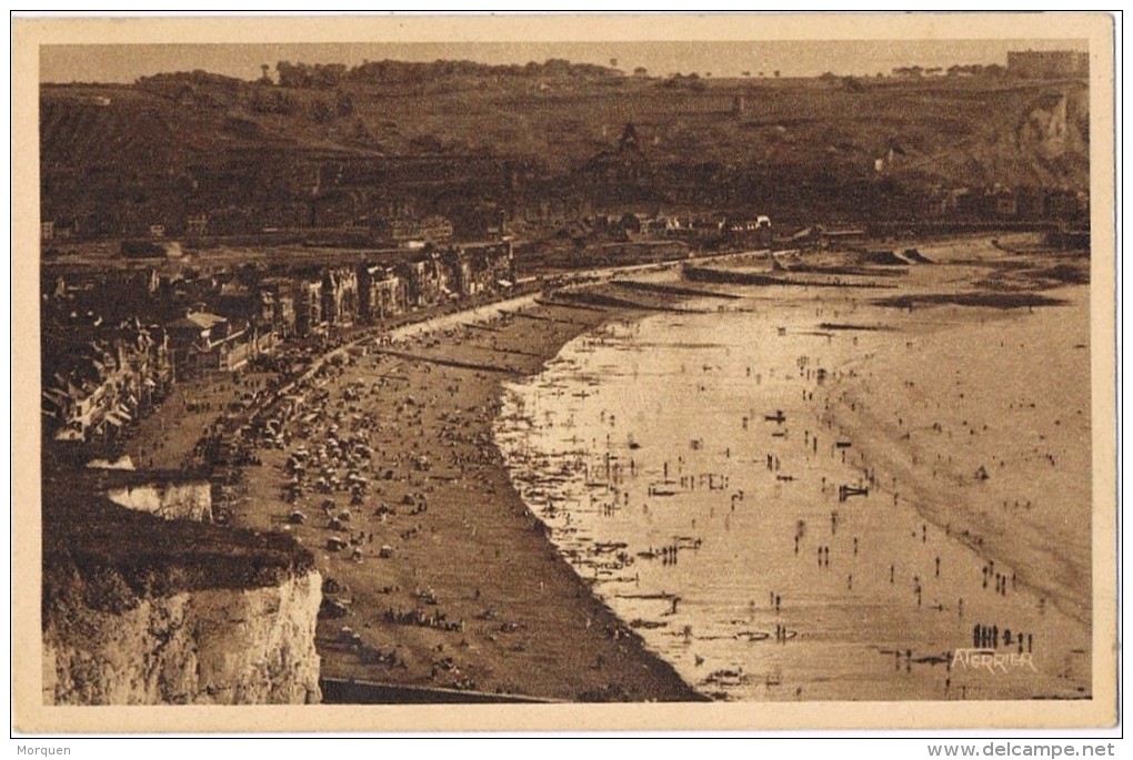 18491. Postal MERS Les BAINS (Somme) . Vue Generale Du Plage - Mers Les Bains