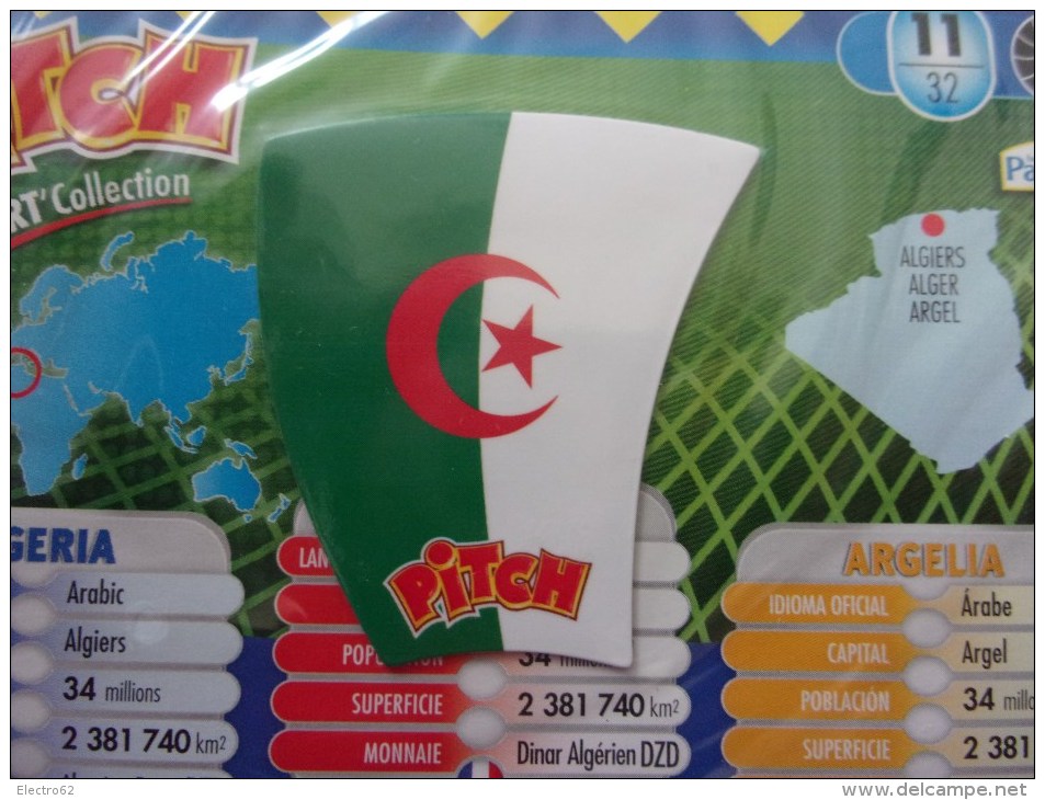 Magnet Pasquier Pitch Drapeau Algérie Algéria  Alger Algiers Argel - Toerisme