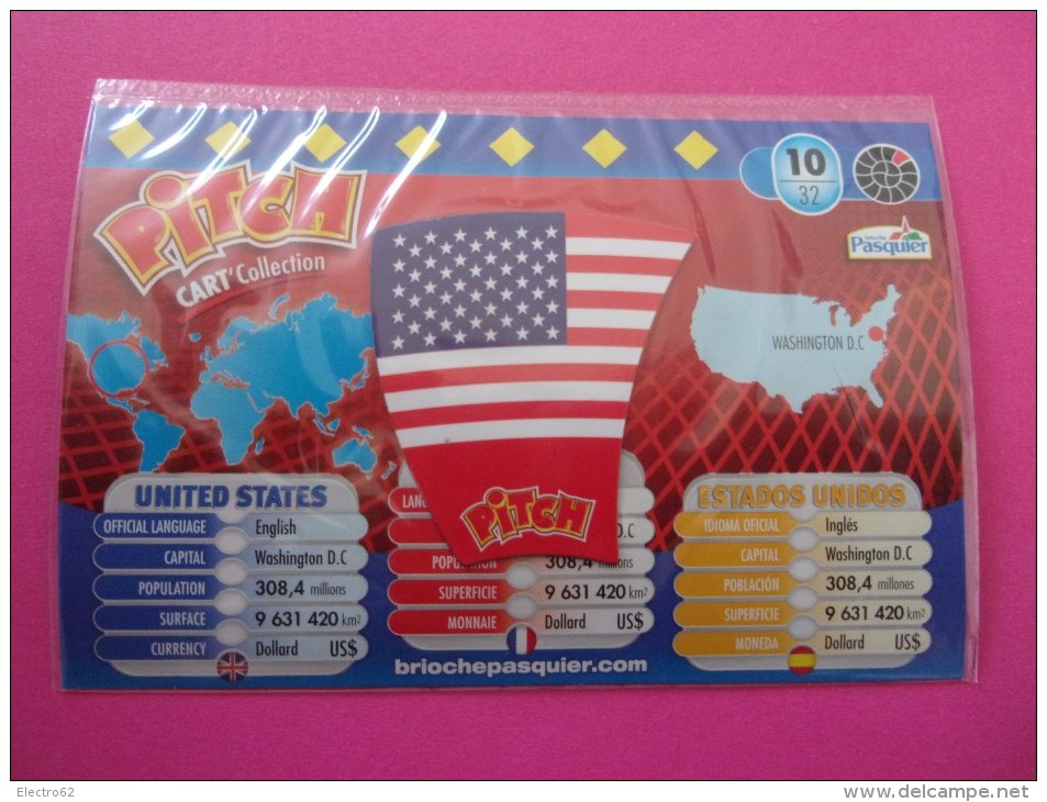 Magnet Pasquier Pitch Drapeau United States Etats-Unis Estados Unidos USA  Washington - Tourismus