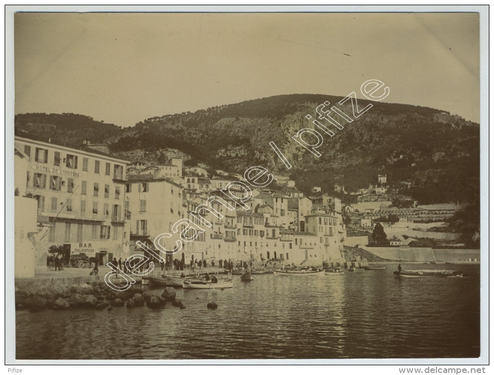 Villefranche-sur-Mer. Hôtel De L'Univers Et Quai. 1900. - Places