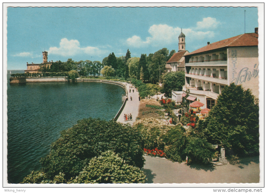 Langenargen - Seepromenade Mit Schloß Montfort - Langenargen