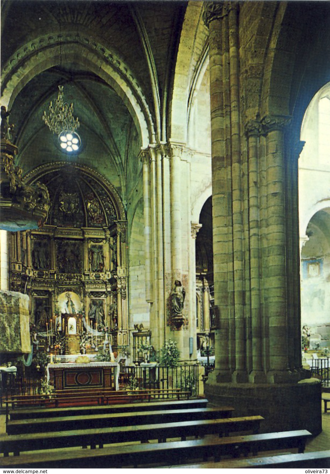 BENAVENTE (Zamora), Sta.  Maria La Mayor, Interior, 2 Scans - Zamora
