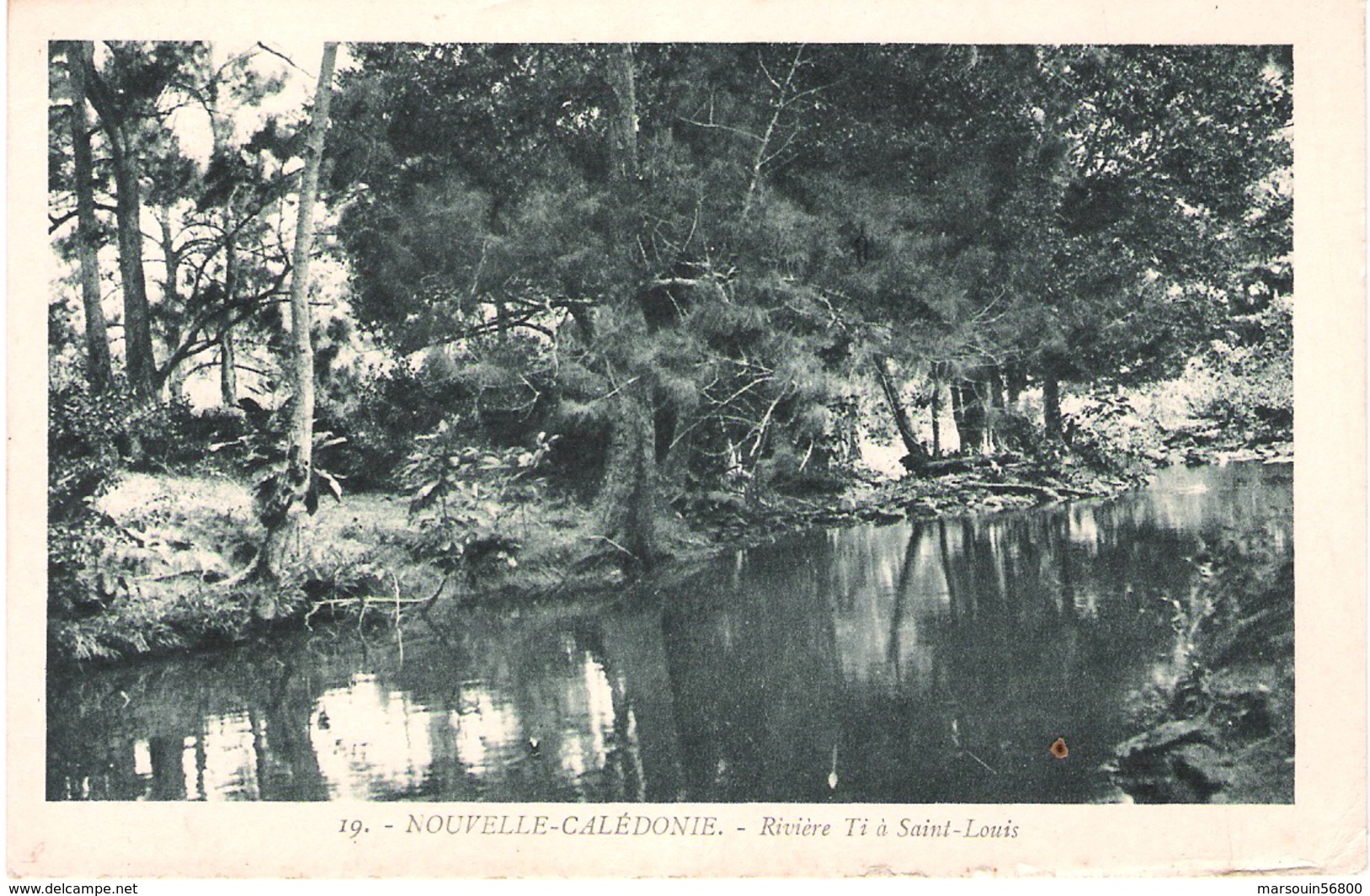 CPA - N°19- NOUVELLE CALEDONIE- Riviere TI A SAINT LOUIS - Nuova Caledonia