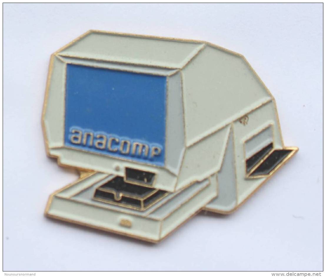 Pin's  ANACOMP - Le Vieil Ordinateur - Apico - F632 - Informatique