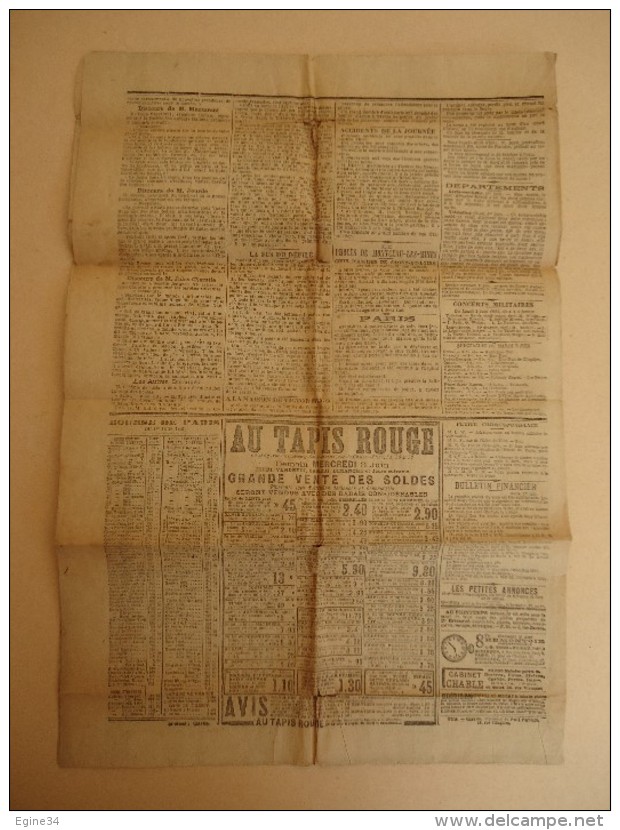 Journal - Le Petit Parisien - Mercredi 3 Juin 1885 - Funérailles De Victor Hugo - - 1850 - 1899