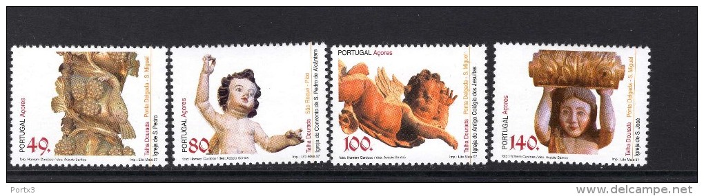 462 - 465 A Religöse Kunst MNH ** Postfrisch - Azores