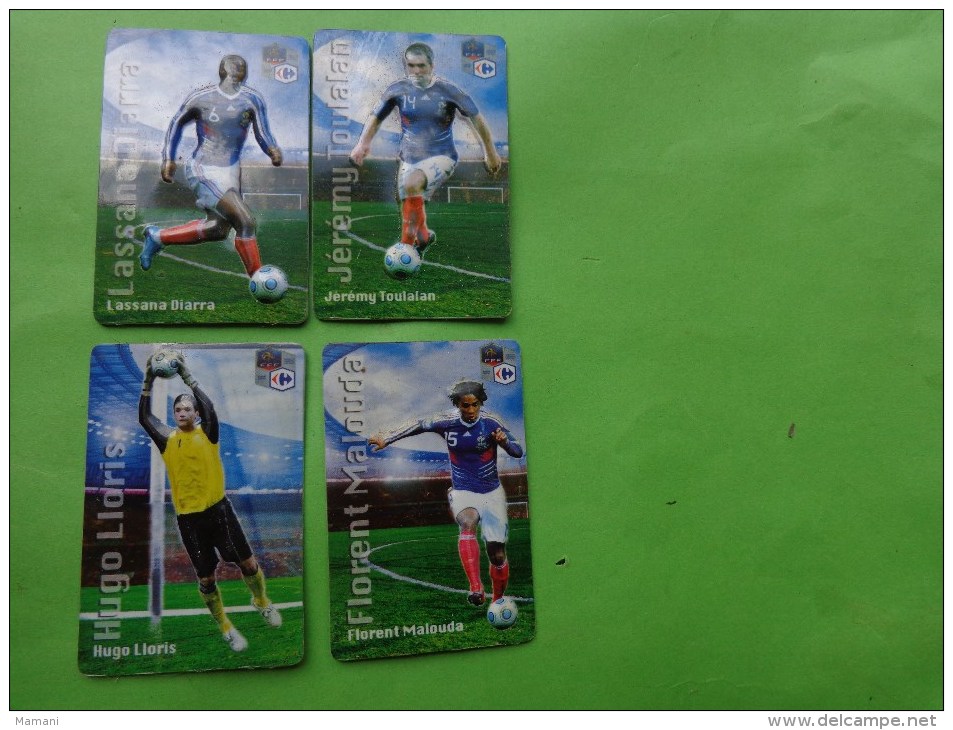 Lots De Magnets Carrefour Fff  Maloda-lloris-toulalan-diarra - Sports