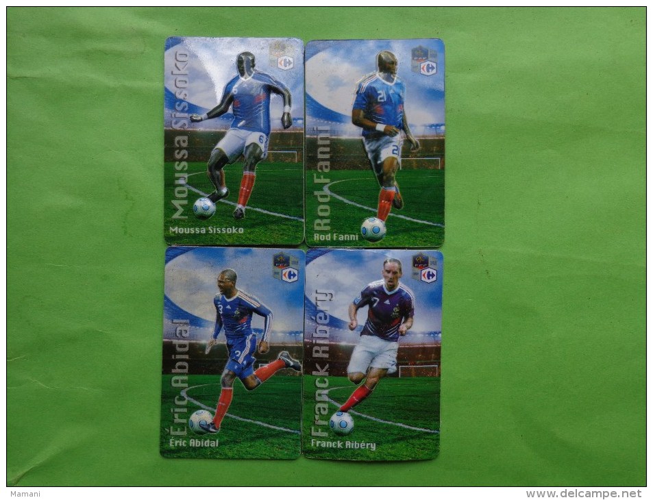 Lots De Magnets Carrefour Fff  Fanni-sissoko-ribery-abidal - Deportes