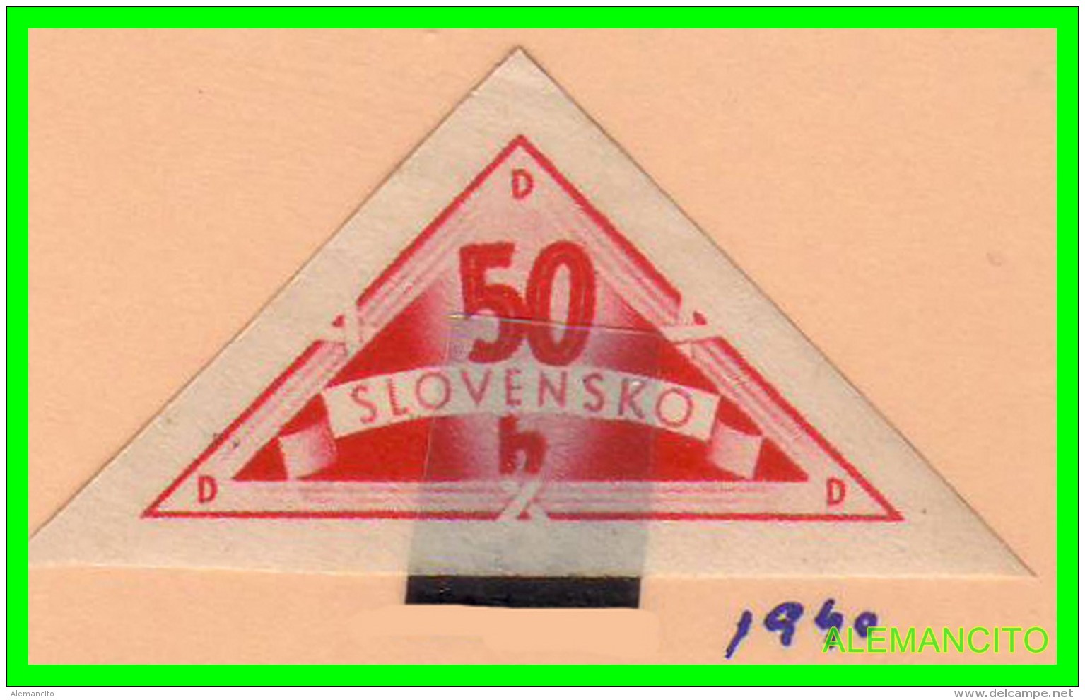 ESLOVAQUIA  ( SLOVENSKO  EUROPA  )   SELLO  AÑO 1940 - Ungebraucht